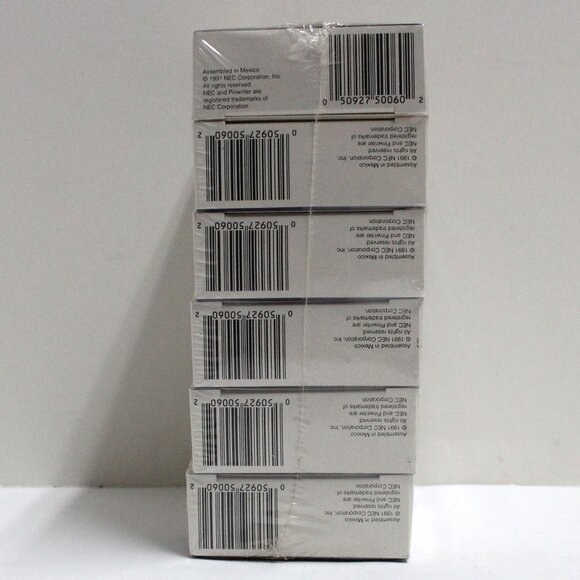 NEC Pinwriter P2200, P2200XE Black Fabric Ribbons (6) Sealed Old Stock - Picture 6 of 6